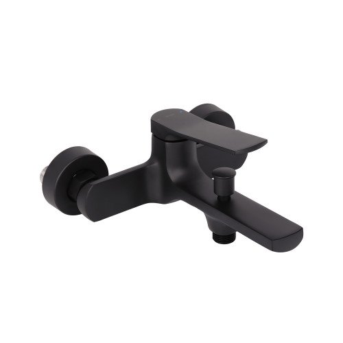 Смеситель для ванны Qtap Slavonice QTSLA259BLM45918 Black Matt Смеситель для ванны Qtap Slavonice QTSLA259BLM45918 Black Matt