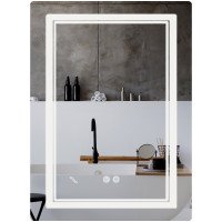 Дзеркало Qtap Cardinal (CA2) 600х800 з LED-підсвічуванням Touch, з антизапотіванням, з димером, рег. темп. кольору (3000-6500K) Reverse QT0478C608048453