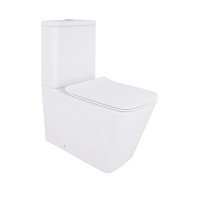Унітаз-компакт Qtap Crow Eco безобідковий з сідінням Soft-close QTCRO27W48750