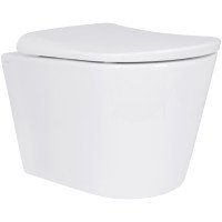 Унітаз підвісний Qtap Scorpio ML Ultra Quiet 490x365x325 мм, з сидінням Soft-close MagLock, White QTSCOML26W49622