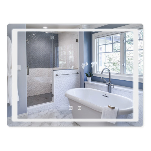 Зеркало Qtap Mideya с антизапотеванием (DC-B902-1) 800х600 QT2078B9021W