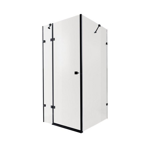 Душевая кабина Qtap Capricorn BLA1099SC6 89х89 см, стекло Clear 6 мм, покрытие CalcLess без поддона