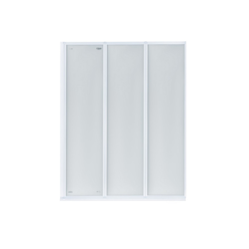 Штора на ванну Qtap Gemini WHI401114RP4 стекло Pear 4 мм, 110x140 см