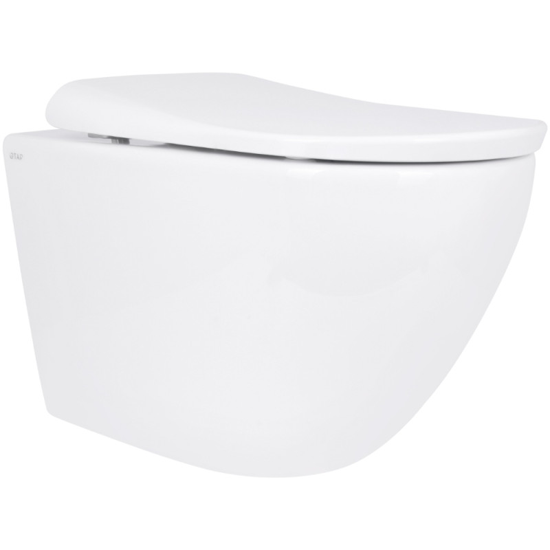 Унітаз підвісний Qtap Robin ML Ultra Quiet 520x365x365 мм, з сидінням Soft-close MagLock, White QTROBML26W49623