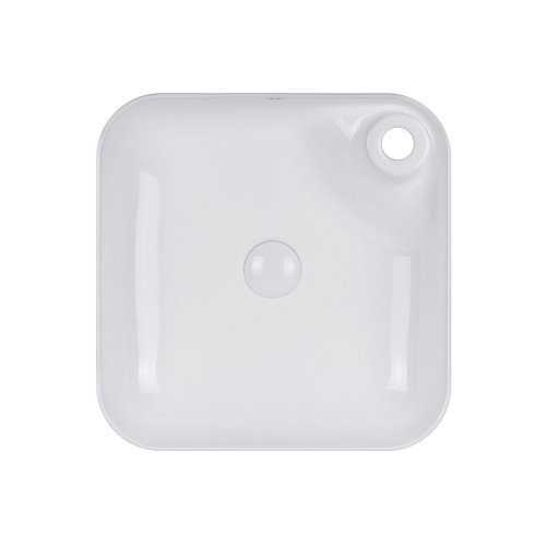 Раковина-чаша Qtap Stork 430x430x125 White з донним клапаном QT15112194W