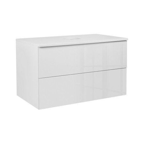 Тумба подвесная Qtap Tern 800х476х469 White со столешницей QT1779TPL801W Тумба подвесная Qtap Tern 800х476х469 White со столешницей QT1779TPL801W