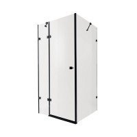Душова кабіна Qtap Capricorn BLA10128RC6 117x77 см, скло Clear 6 мм, покриття CalcLess без піддона