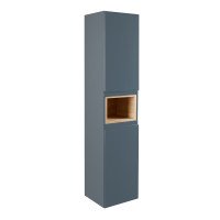 Пенал підвісний Qtap Robin 350х1650х316 Graphite/Whitish oak QT1376PP1652RGWO Пенал підвісний Qtap Robin 350х1650х316 Graphite/Whitish oak QT1376PP1652RGWO