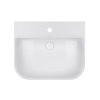 Раковина Qtap Stork 565х475х180 White з донним клапаном QT1511L736W Раковина Qtap Stork 565х475х180 White з донним клапаном QT1511L736W