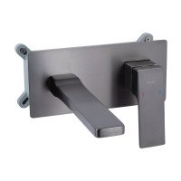 Смеситель для раковины Qtap Gemini скрытого монтажа QTGEM273GMB45695 Gunmetal Black PVD Смеситель для раковины Qtap Gemini скрытого монтажа QTGEM273GMB45695 Gunmetal Black PVD