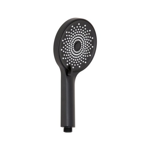 Лійка для ручного душу Qtap Rucni 120 мм округла QTRUC125BLM45776 Black Matt Лійка для ручного душу Qtap Rucni 120 мм округла QTRUC125BLM45776 Black Matt