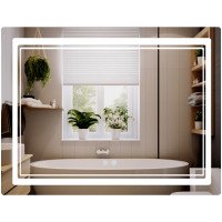 Дзеркало Qtap Cardinal (CA2) 1000х800 з LED-підсвічуванням Touch, з антизапотіванням, з димером, рег. темп. кольору (3000-6500K) QT0478C1008048455 Дзеркало Qtap Cardinal (CA2) 1000х800 з LED-підсвічуванням Touch, з антизапотіванням, з димером, рег. темп. кольору (3000-6500K) QT0478C1008048455