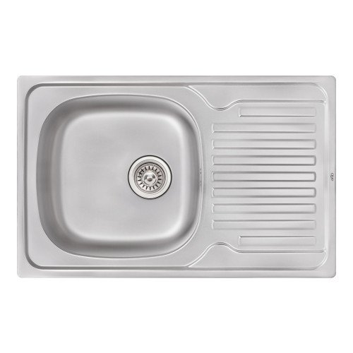 Кухонна мийка Qtap 7850 0,8 мм Satin (QT7850SAT08)