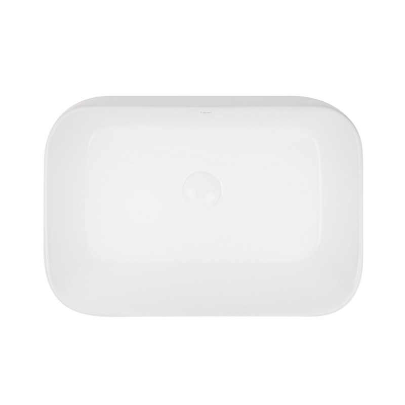 Раковина-чаша Qtap Scorpio 550х390х120 White з донним клапаном QT14112243W