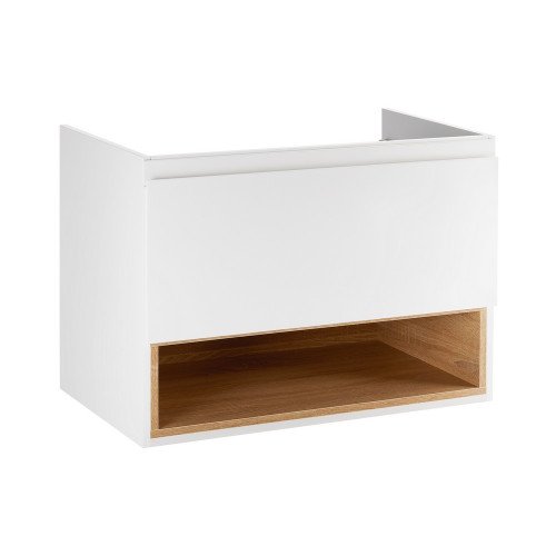 Тумба подвесная Qtap Robin 800х580х437 White/Whitish oak QT1374TPВ8001WWO Тумба подвесная Qtap Robin 800х580х437 White/Whitish oak QT1374TPВ8001WWO