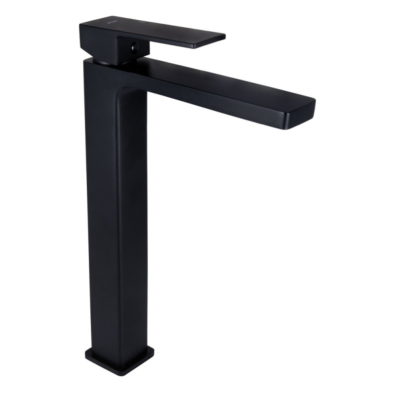 Змішувач для раковини Qtap Gemini високий QTGEM269BLM45678 Black Matt