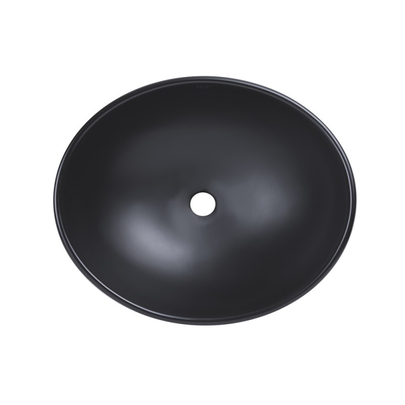 Раковина-чаша Qtap Dove 410х335х145 Matt black QT06116062AMB