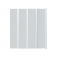 Штора на ванну Qtap Gemini WHI401214RP6 стекло Pear 6 мм, 120x140 см