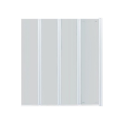 Штора на ванну Qtap Gemini WHI401214RP6 стекло Pear 6 мм, 120x140 см