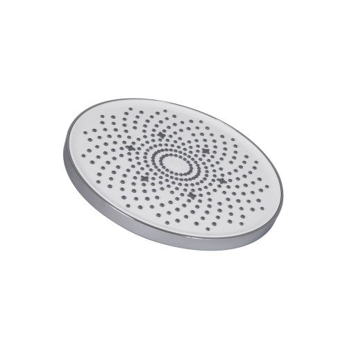 Лейка для верхнего душа Qtap Hlavova D 230 мм округлая QTHLA107CRM45787 Chrome/White Лейка для верхнего душа Qtap Hlavova D 230 мм округлая QTHLA107CRM45787 Chrome/White
