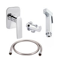 Комплект для біде Vlasta Chrome: Змішувач QTVLA6228102NC + Підключення QTCRMBH030 + ЛійкаQTCRMB120 + Шланг QTHADPVC120C Комплект для біде Vlasta Chrome: Змішувач QTVLA6228102NC + Підключення QTCRMBH030 + ЛійкаQTCRMB120 + Шланг QTHADPVC120C
