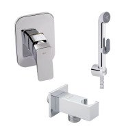 Комплект для душу Qtap Namesti Chrome: Змішувач для душу QTNAM6025102NC + Гігієнічний набір QTSETCRMA021 + Підключення QTCRMBH130 Комплект для душу Qtap Namesti Chrome: Змішувач для душу QTNAM6025102NC + Гігієнічний набір QTSETCRMA021 + Підключення QTCRMBH130