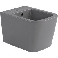 Біде підвісне Qtap Tern 520x350x330 мм, Stone grey QT17551303GSG Біде підвісне Qtap Tern 520x350x330 мм, Stone grey QT17551303GSG