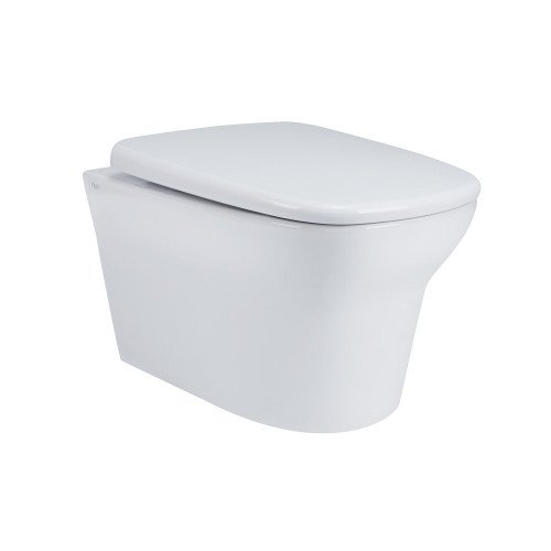 Унитаз подвесной Qtap Gemini безободковый с сиденьем Soft-close QT25332614EW Унитаз подвесной Qtap Gemini безободковый с сиденьем Soft-close QT25332614EW
