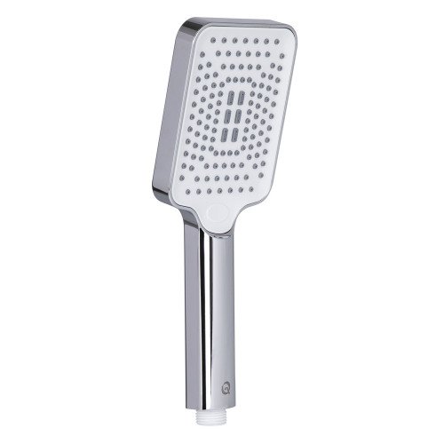 Лійка для ручного душу Qtap Rucni 245x95 мм прямокутна QTRUC125CRM45779 Chrome/White Лійка для ручного душу Qtap Rucni 245x95 мм прямокутна QTRUC125CRM45779 Chrome/White