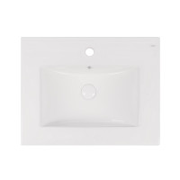 Раковина Qtap Albatross New 600x470x180 White з донним клапаном QT0111750660W Раковина Qtap Albatross New 600x470x180 White з донним клапаном QT0111750660W
