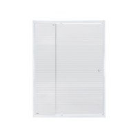 Душові двері в нішу Qtap Pisces WHI2014-15.CP5 140-150x185 см, скло Pattern 5 мм