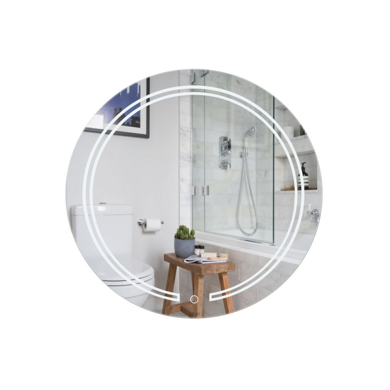 Зеркало Qtap Jay N R590 с LED-подсветкой Touch QT07782504W