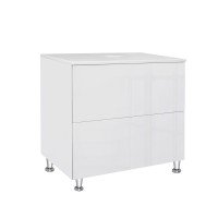 Тумба напольная Qtap Tern 700х616х469 White со столешницей QT1780TNL701W Тумба напольная Qtap Tern 700х616х469 White со столешницей QT1780TNL701W