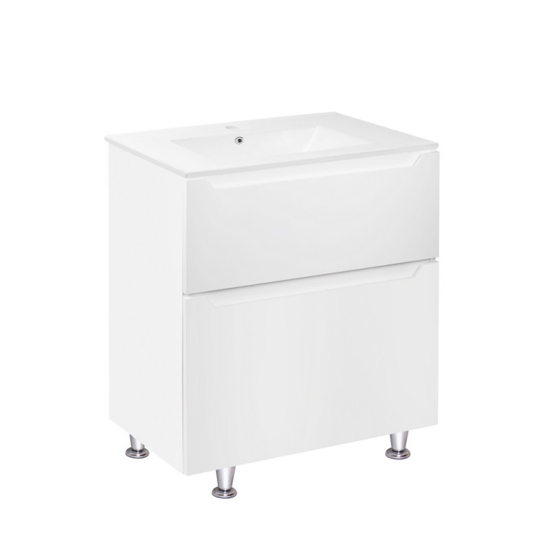 Тумба напольная с умывальником Qtap Scorpio QT1471TNВ7013070CW