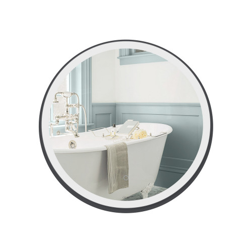 Зеркало Qtap Robin R600 с LED-подсветкой Touch, с антизапотеванием, с диммером, рег. темп. цвета (3000-6500K) QT13786501B Зеркало Qtap Robin R600 с LED-подсветкой Touch, с антизапотеванием, с диммером, рег. темп. цвета (3000-6500K) QT13786501B