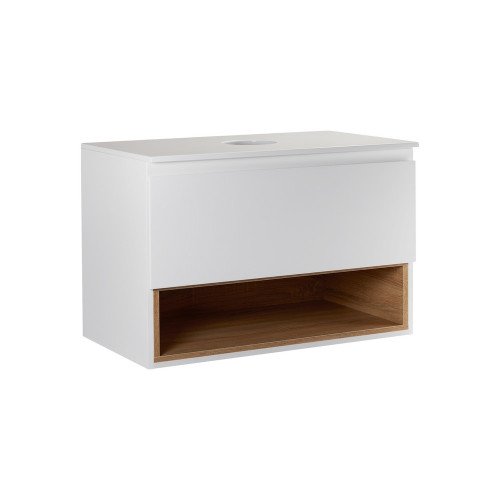 Тумба подвесная Qtap Robin 700х476х437 White/Whitish oak со столешницей QT1379TPН7001WWO Тумба подвесная Qtap Robin 700х476х437 White/Whitish oak со столешницей QT1379TPН7001WWO