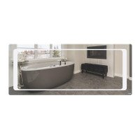 Дзеркало Qtap Leo 1200х500 з LED-підсвічуванням кнопковий перемикач, QT117814276080W Дзеркало Qtap Leo 1200х500 з LED-підсвічуванням кнопковий перемикач, QT117814276080W
