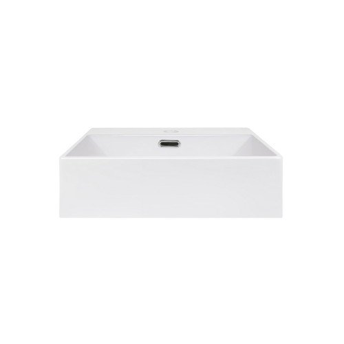 Раковина Qtap Nando K 410х355х125 White з донним клапаном QT12117041KW