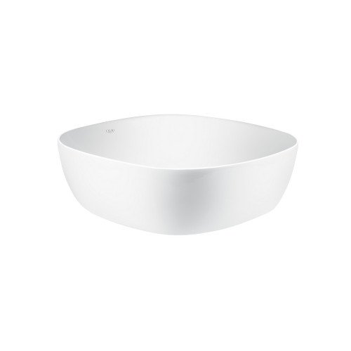 Раковина-чаша Qtap Kolibri 370х370х120 White з донним клапаном QT10118037FW
