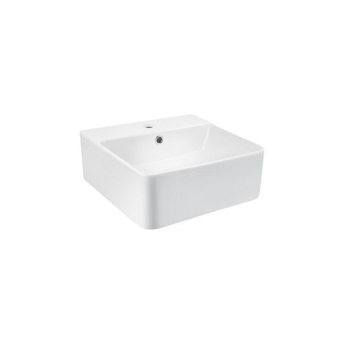 Раковина Qtap Nando B 400х420х155 White с донным клапаном QT12117040BW
