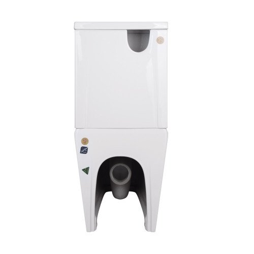 Унитаз-компакт Qtap Crow безободковый с сиденьем Soft-close QT05222170W