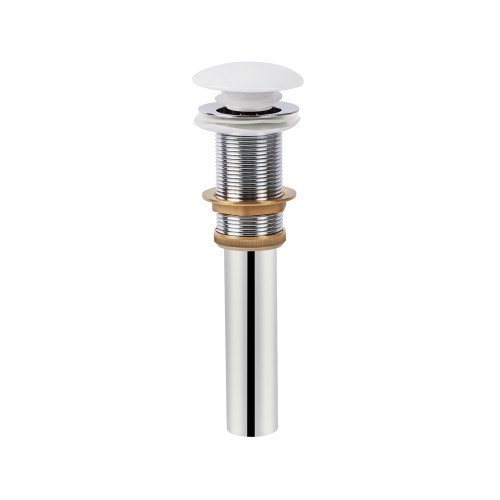 Раковина-чаша Qtap Kolibri 370х370х120 White з донним клапаном QT10118037FW