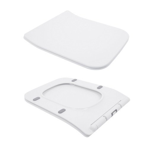 Унитаз-компакт Qtap Crow безободковый с сиденьем Soft-close QT05222170W