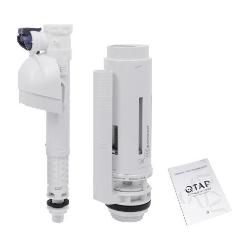 Унитаз-компакт Qtap Crow безободковый с сиденьем Soft-close QT05222170W