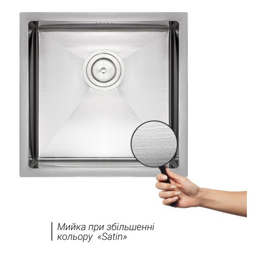 Кухонная мойка Qtap D4645 Satin 2.7/1.0 мм (QTD464510)