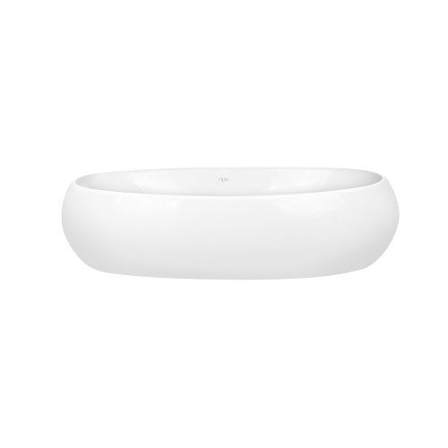 Раковина-чаша Qtap Leo 600х400х155 White с донным клапаном QT11117060GW