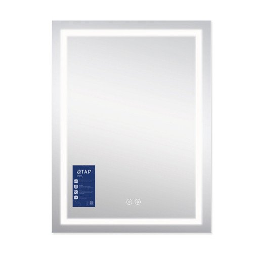 Зеркало Qtap Mideya (DC-F937) 600х800 с LED-подсветкой Touch, с антизапотеванием QT2078F937W