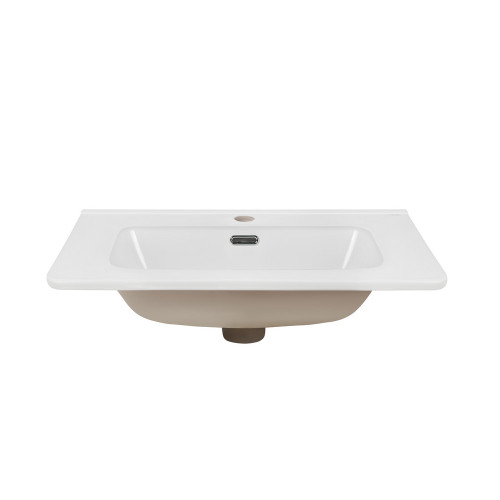 Раковина Qtap Albatross 9H 600х460х180 White с донным клапаном QT01119060HW