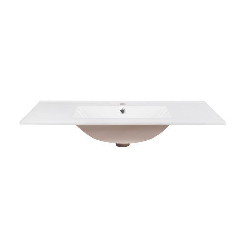 Раковина Qtap Albatross E 900х460х180 White с донным клапаном QT01119090EW