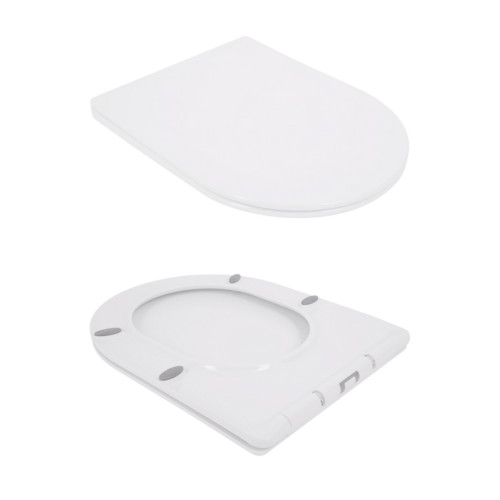 Унітаз підвісний Qtap Jay безобідковий з сідінням Soft-close QT07335176W